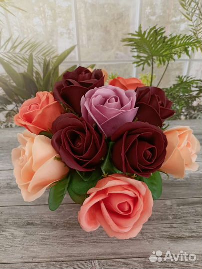 Букет из пенных роз