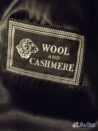 Пальто шерстяное мужское