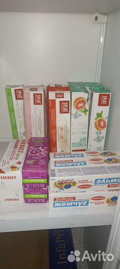 Зубная паста splat, rocs Junior, lacalut Baby,Жемч