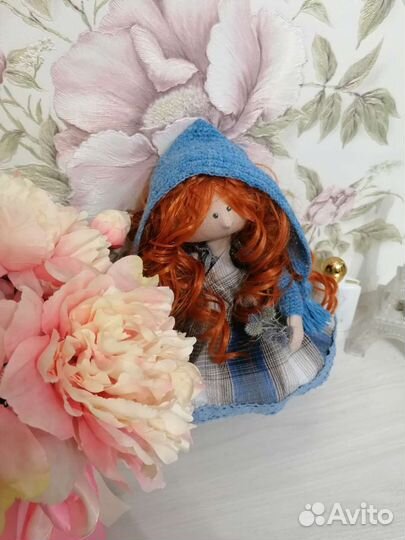 Интерьерная кукла оберег,текстильная