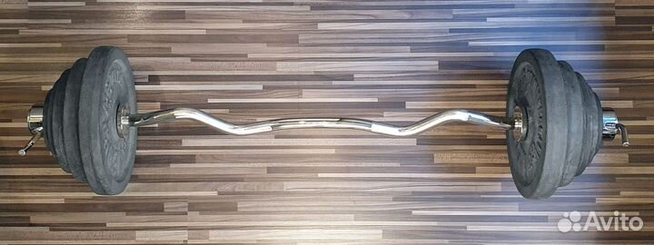 Штанга в сборе 75,5 кг Weider International