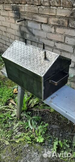 Коптильня, 45-30-40см металл 4мм