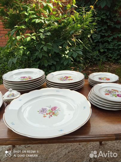 Старые вещи Б/У Столовый сервиз Дулево