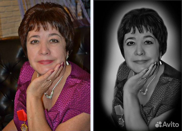 Ретушь фото на памятник и не только