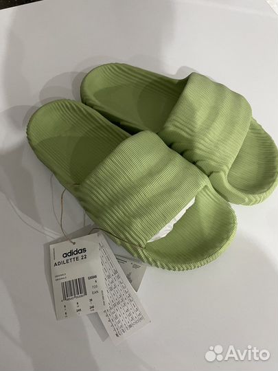 Adidas adilette 22 slides 6uk magic lime