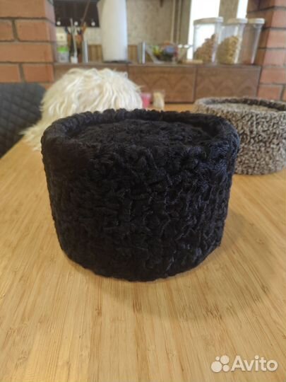 Папаха из натурального каракуля и козы