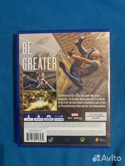 Игра на ps4 человек паук