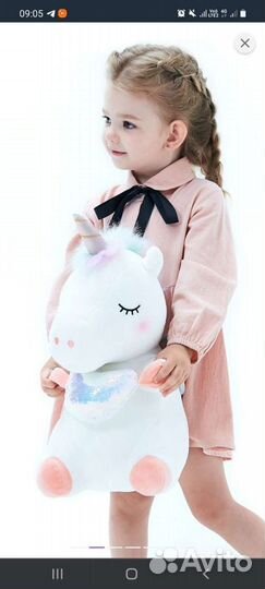 Мягкая игрушка новая единорог