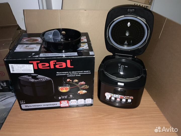 Мультиварка скороварка Tefal