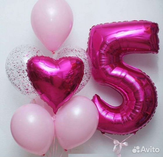 Шары/Поздравление белого мишки/Клубника в шоколаде