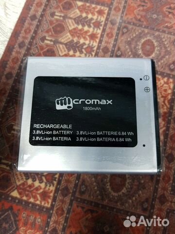 Аккумулятор Micromax Q415 Canvas Pace оригинал