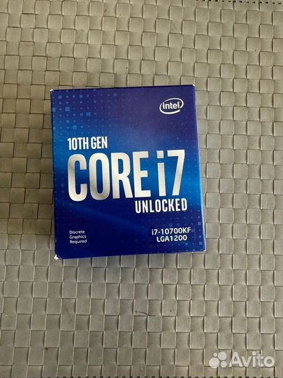 Процессор intel core i7 10700kf