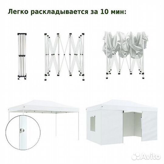 Шатер автоматический 3х4,5