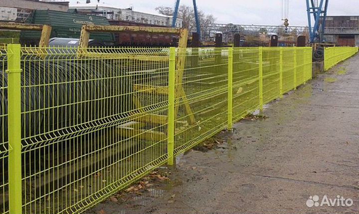 Забор из 3д сетки