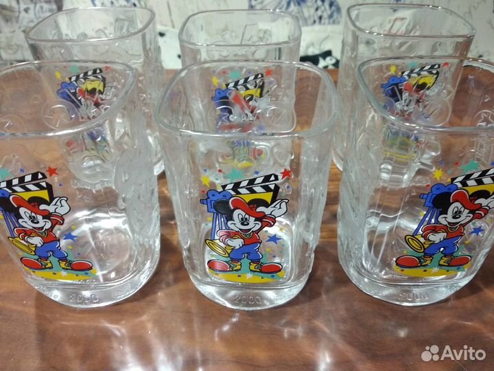 Стаканы McDonald's Disney 2000 г