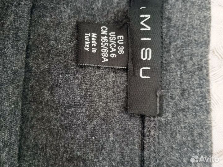 Юбка трикотажная карандаш размер 42 б/у