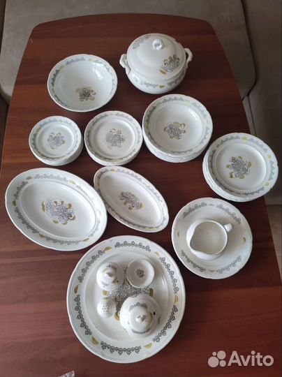 Столовый сервиз конаково зик СССР 34 предмета