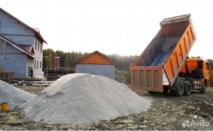 Отсев - Доставка для укладки/Площадок/Дорог