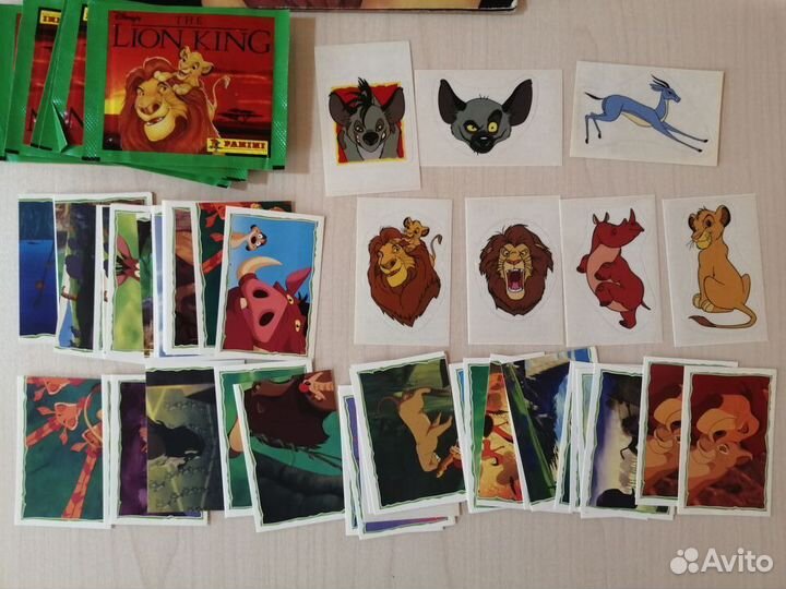 Король Лев Альбом наклейки пакетики