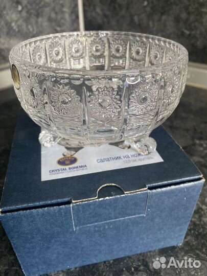 Салатник хрустальный