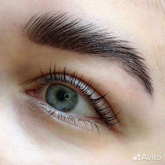 Вельвет ламинирование ресниц бровей