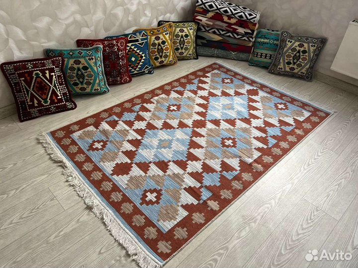 Оптом-фабрика/турция/хлопок/двусторонние ковры эко