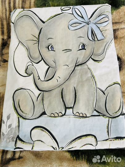 Плед детский плюшевый для новорожденных