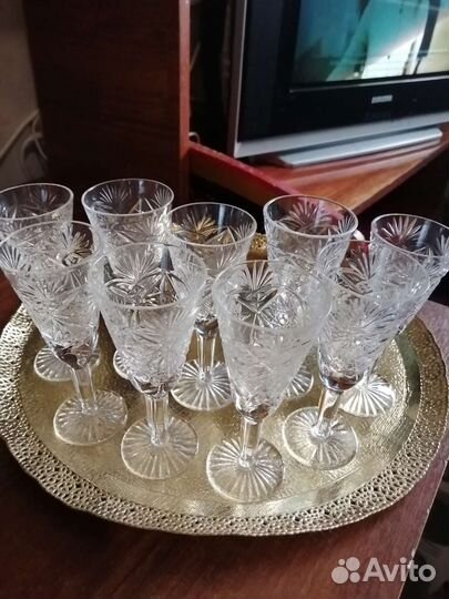 Рюмки хрустальные