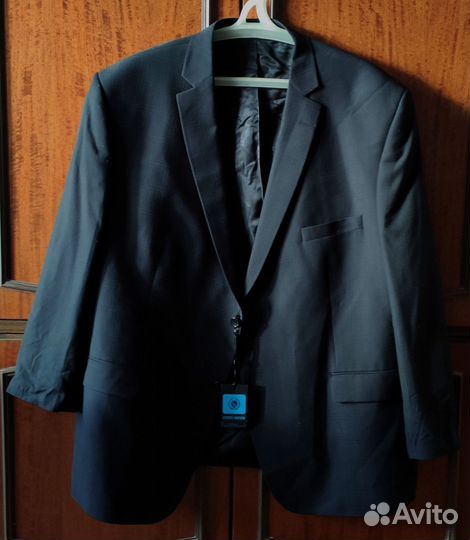 Пиджак мужской 68 размер темно серый новый