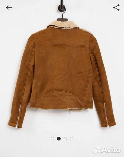 Куртка косуха из иск. замши на межсезонье новая