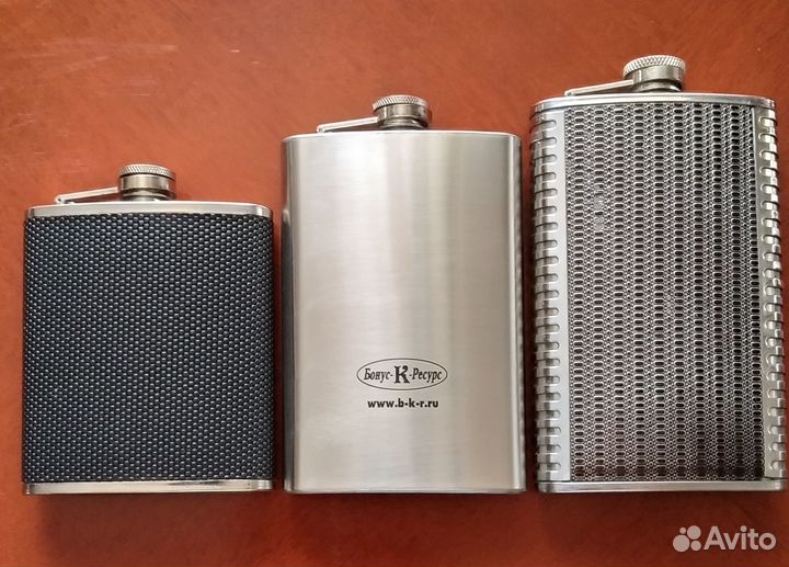 Фляжки подарочные из нержавейки