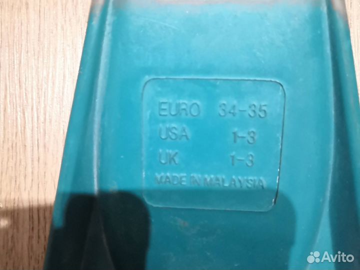 Ласты детские 34 35