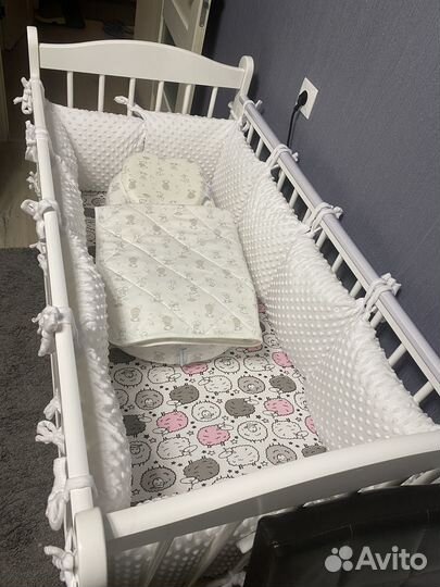 Детская кроватка северянка 120/60