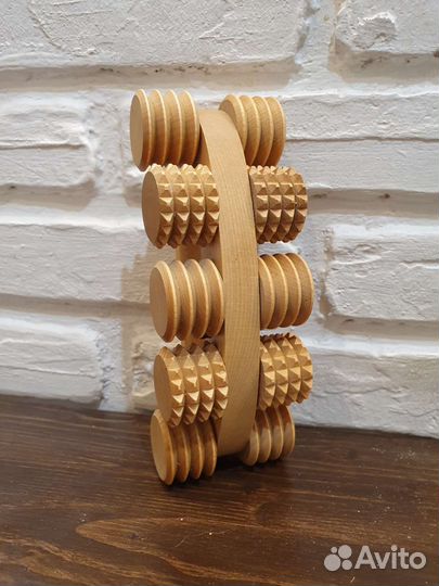 Массажер для тела деревянный ручной