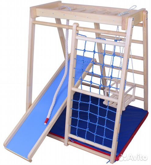 Детский спортивный комплекс Теремок дерево 140 лак