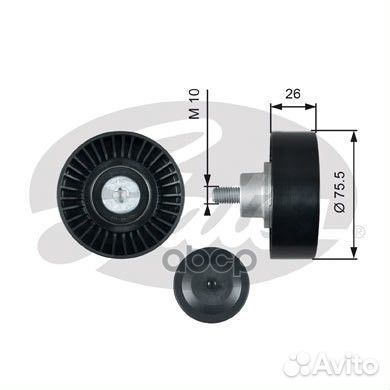 Ролик ремня приводного VAG 2.4-3.2 04- шт T3645