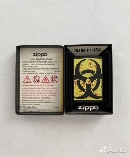 Зажигалка Zippo Hazardous 24330