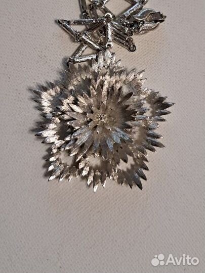 Monet винтаж цепь с кулоном 1970-е