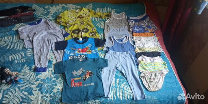 Вещи пакетом на мальчика 92 размер и обувь 24 25