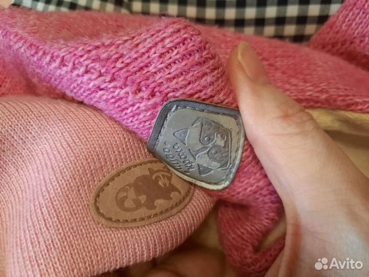 Шапка шлем зима чудо кроха от 1-3 лет