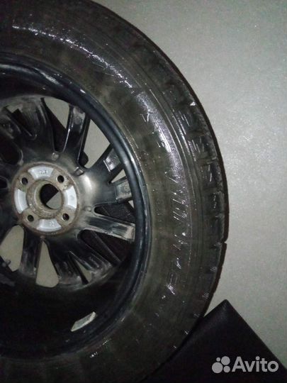 Колеса в сборе 4*100, 6J*16H2, ET50, R16, Dunlop S