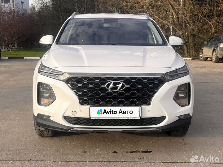 Hyundai Santa Fe 2.2 AT, 2019, 87 000 км