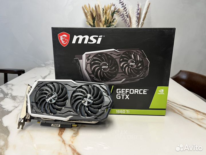 GTX 1660 Ti MSI на гарантии