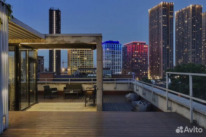 Аренда лофта с выходом на оборудованную крышу