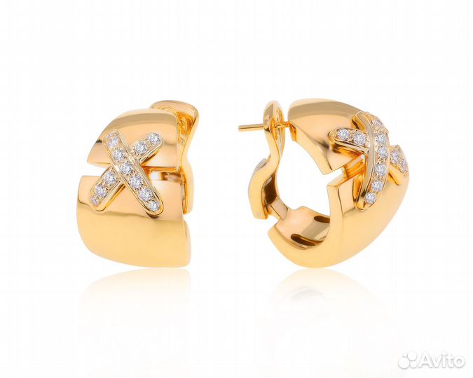 Золотые серьги Chaumet Liens