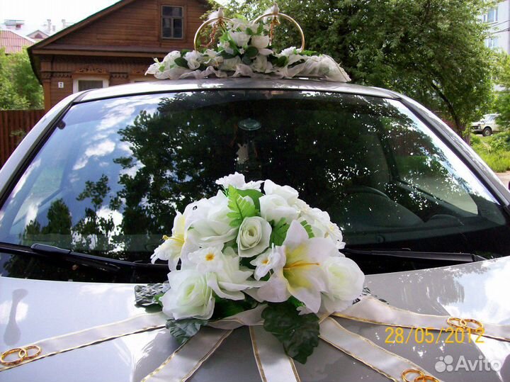 Украшения для свадебного авто