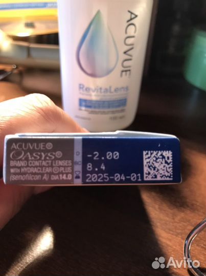 Линзы контактные acuvue oasys