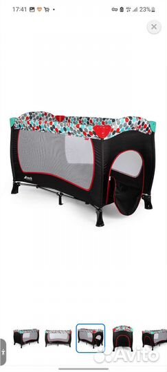 Детская кровать манеж