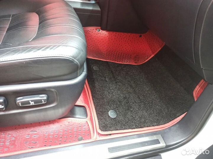 3D коврики из экокожи toyota land cruiser 200