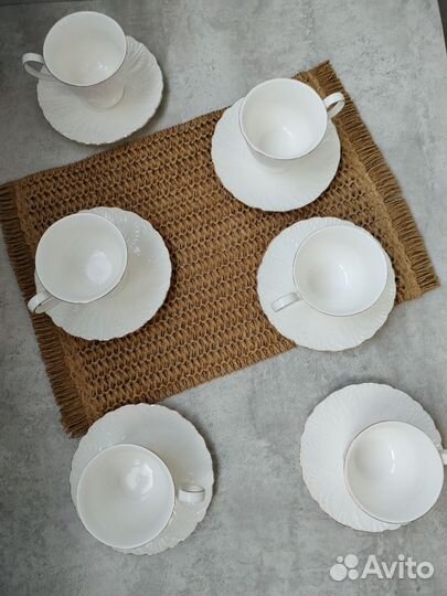 Чайно кофейный сервиз форфор